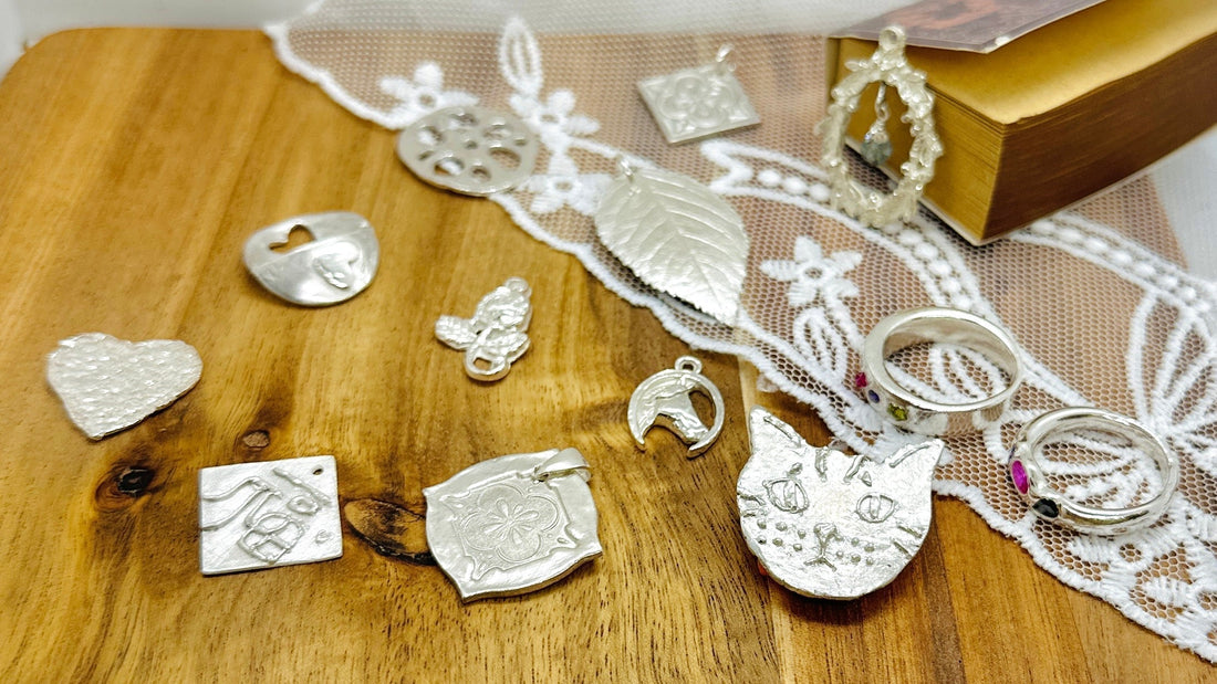 銀黏土證書班學員作品整理：從第一件到完成系列作品