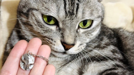 桃園寵物紋印體驗課推薦：把鼻紋做成純銀飾品，留住毛孩的專屬印記